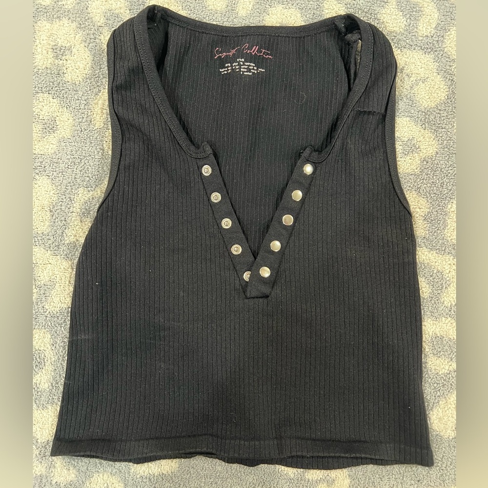 Black Tank Top, size S